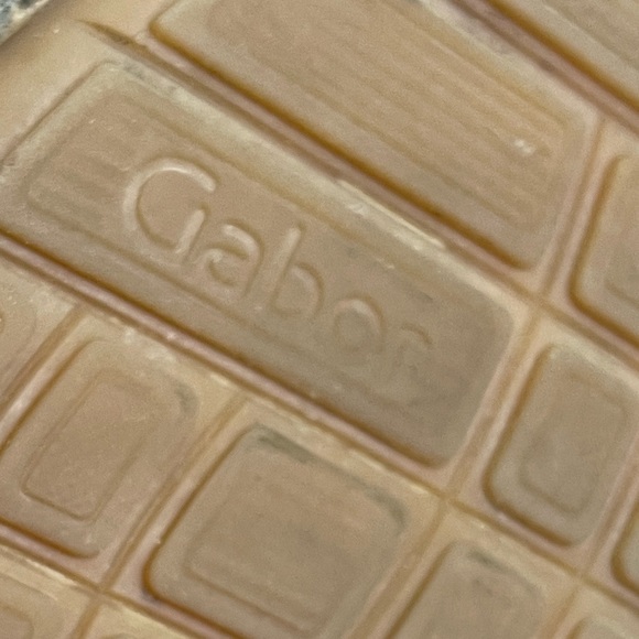 Gabor taupe leather sandals size 38 - Picture 10 of 12